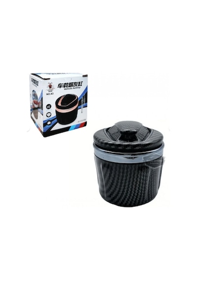 Küllük Seti Mini Kaliteli Işıklı Kapaklı Karbon Desenli