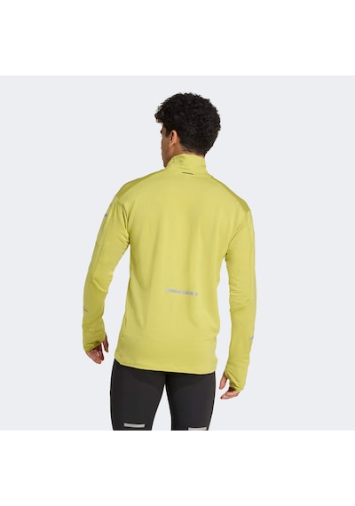 Adidas Adi365 Running Climawarm+ Erkek Yeşil Koşu Sweatshirt Jm5725