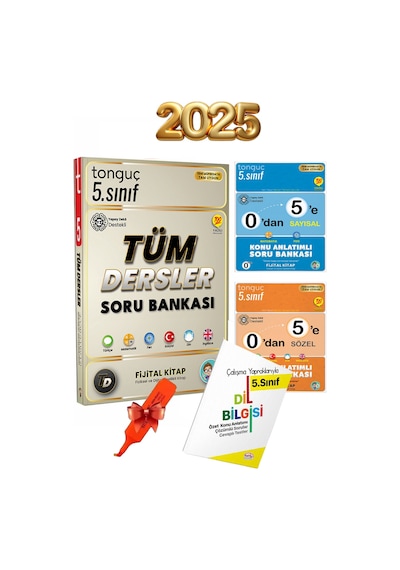 Tonguç Yayınları 5. Sınıf Tüm Dersler Soru Bankası + Konu Anlatımı Seti 2025