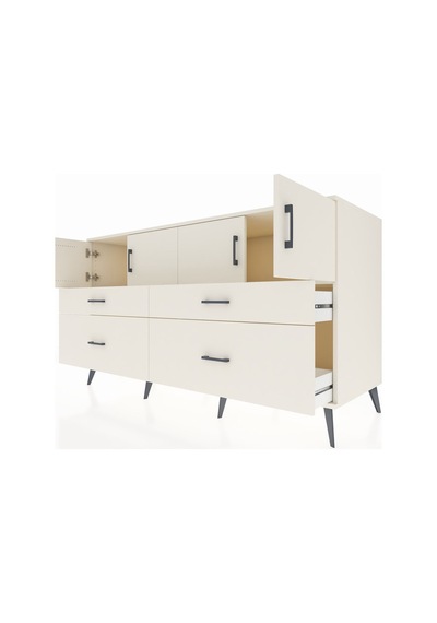 Kronos Konsol 2 Raflı 4 Çekmeceli 4 Kapaklı 176x59x99 Aytaşı-ayta Aytaşı-aytaşı