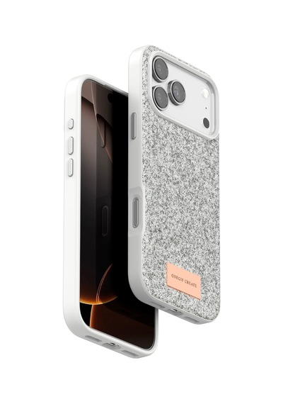 Cosmotex Onegif Apple Uyumlu iPhone 17 Pro Bright Simli Kapak - Beyaz
