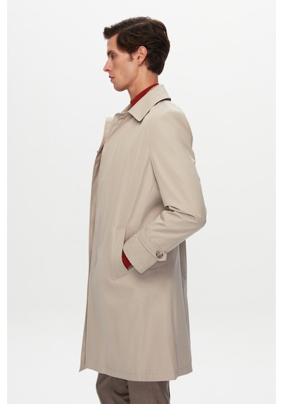D's Damat Ds Damat Regular Fit Taş Düz Pardösü/trenckot 1hfp82870001m Taş