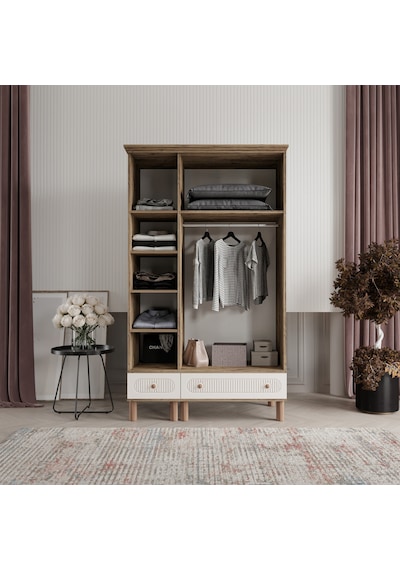 Beenal Furkan Gardırop 3 Kapaklı Dolap 120cm Atlantik Çam-aytaşı Beenal Furkan Gardırop 3 Kapaklı Dolap 120cm Atlantik Çam-aytaşı