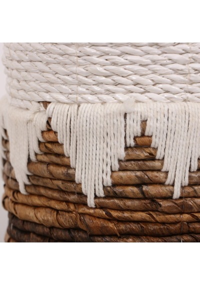 Didim Doğal Abaka 3 Lü Set Saksılık & Saklama Düzenleme Naturel