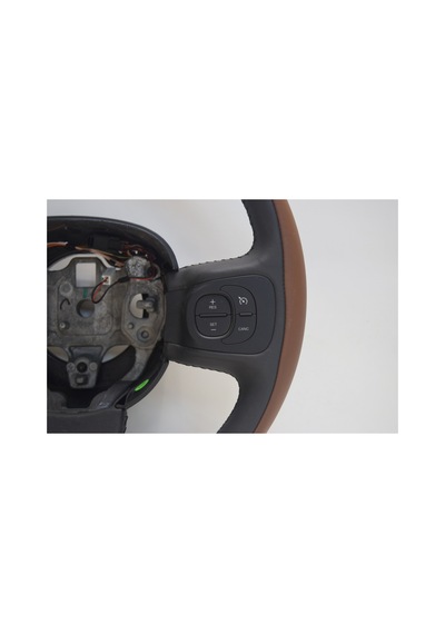Fiat 500 Direksiyon Simidi Kahverengi Siyah Deri F1 Tuşlu