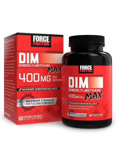 Force Factor Estrogen Balance For For Hormonal Acne, , Menopause Dım Max, 400 Mg, 60 Caps Force Factor Estrogen Balance For For Hormonal Acne, , Menopause Dım Max, 400 Mg, 60 Caps