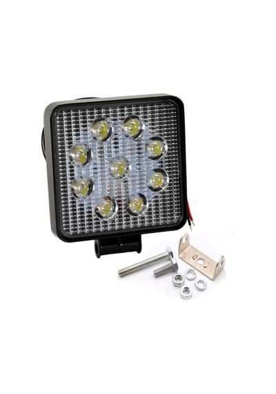 9 Ledli Kare Far 12v-80v
