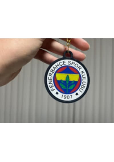 Kanarya Temalı Anahtarlık 3d Baskı Sarı Lacivert Tasarım Çok Renkli