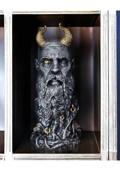 İskandinav Mitolojisi Bilge Büstü - 15 Cm El Boyaması Özel Tasarım Reçine Figür - Viking Temalı Koleksiyonluk M Diğer İskandinav Mitolojisi Bilge Büstü - 15 Cm El Boyaması Özel Tasarım Reçine Figür - Viking Temalı Koleksiyonluk M Diğer