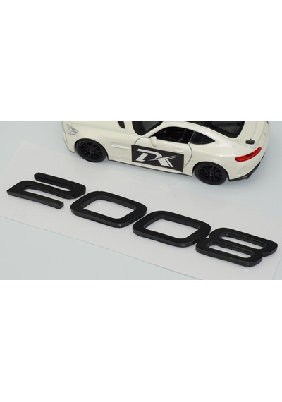 Dk Tuning Peugeot Yeni 2008 Bagaj 3m 3d Siyah Abs Yazı Logo