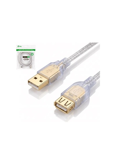 Feny Fn-af3015 Usb2.0 Am-af Şeffaf Uzatma Kablosu 1.5m