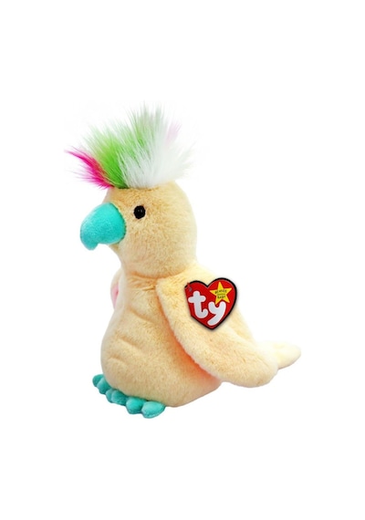 Pompom Kakadu Papağan Peluş 20 Cm Çok Renkli