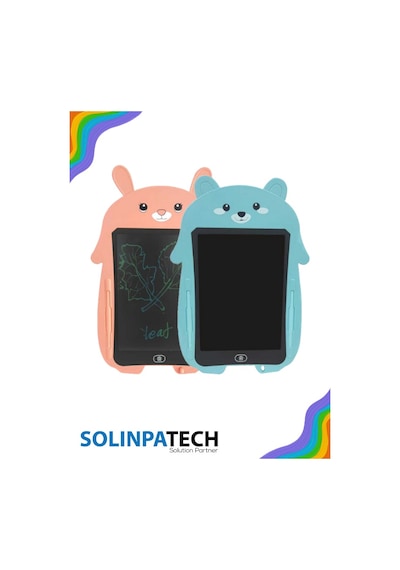 Mavi Panda Ekranlı 8.5 inç LCD Yazı ve Çizim Tahtası