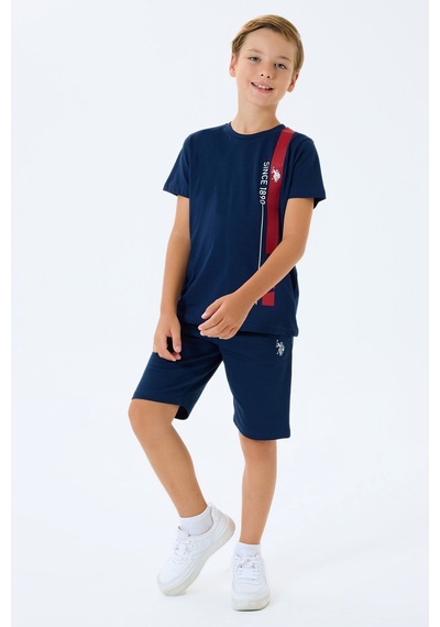 U.s. Polo Assn. Erkek Çocuk Lacivert Bermuda Takım 5274-49759 Lacivert
