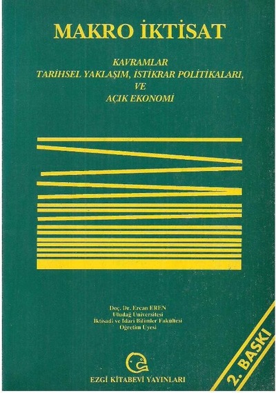 Makro İktisat - Ercan Eren - İmzalı Ve İthaflı