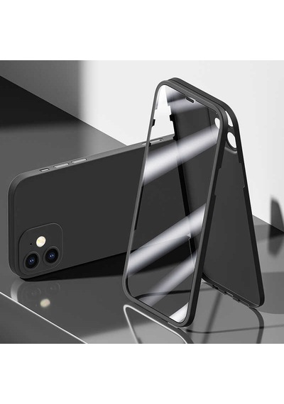 Benks Apple Uyumlu iPhone 12 Kılıf Benks Full Covered 360 Ön Arka Koruma Kapak ZORE-218877