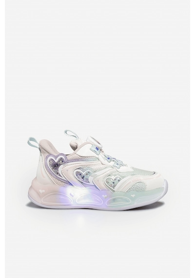 Vicco Benetti Işıklı Kız Bebek Beyaz Sneaker