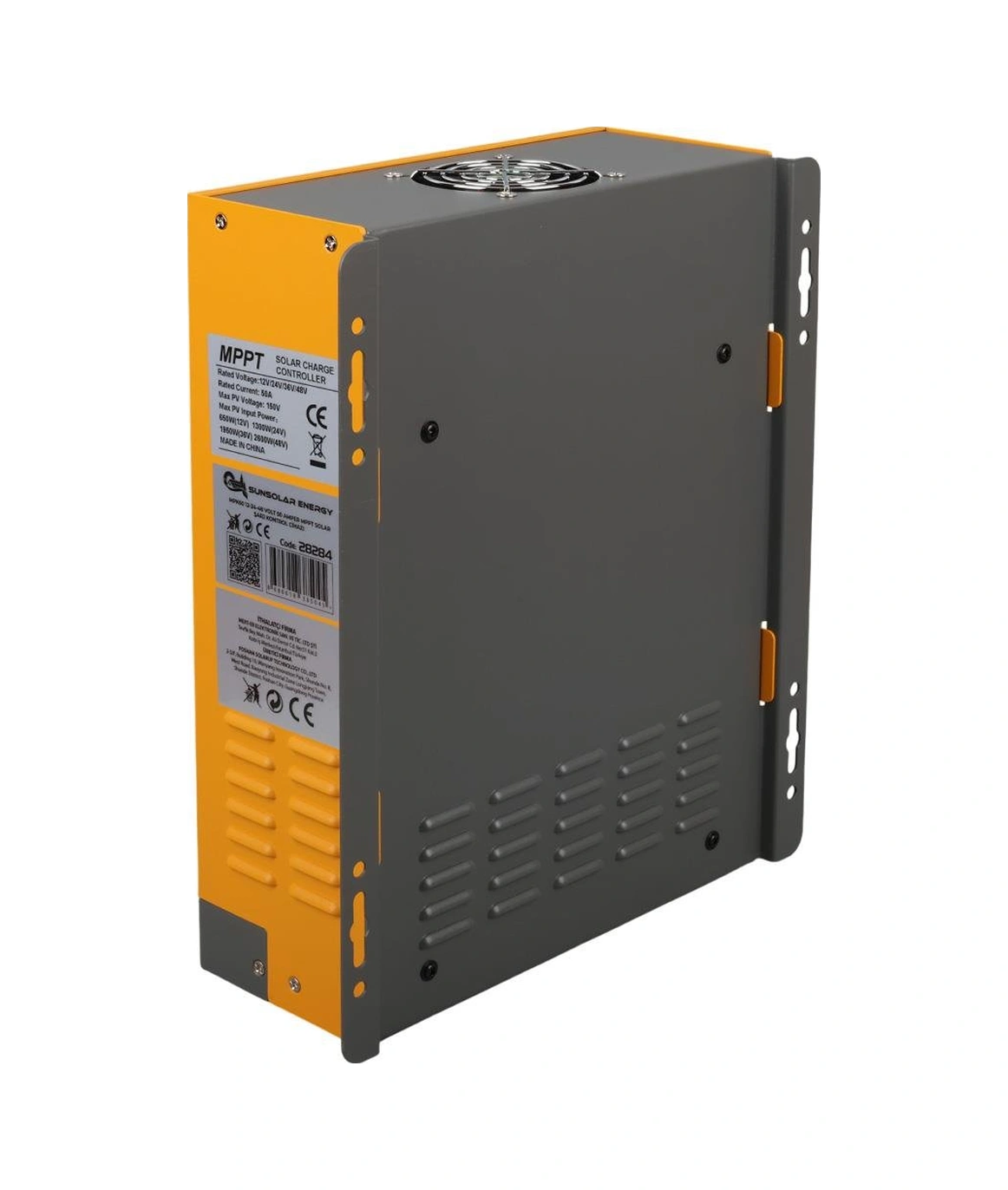 Sunsolar Mpk50 Mppt Solar Şarj Kontrol Cihazı 50a 12v 24v 36v 48v Otomatik 250v Maksimum Pv Lcd Ekranlı Rs485 Portlu