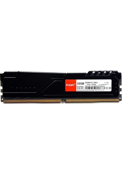 Bory Gaming 32gb 1x32 Ddr4 3200mhz Pc Ram Soğutuculu