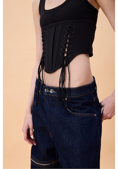 Sagaza Diamond Top Siyah