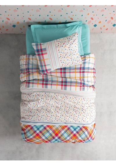 Cotton Box Genç Odası Tek Kişilik Nevresim Takımı Baniti Mint