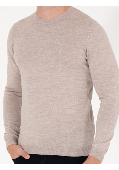 Pierre Cardin Erkek Taş Kazak /triko 50257301-vr049 TAŞ