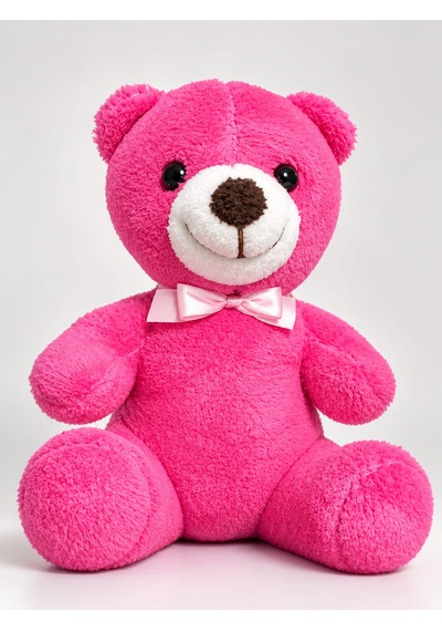 Koyu Fuşya 20 Cm Peluş Ayıcık Sevimli Hediye Oyuncak, Kişiye Özel Tasarım