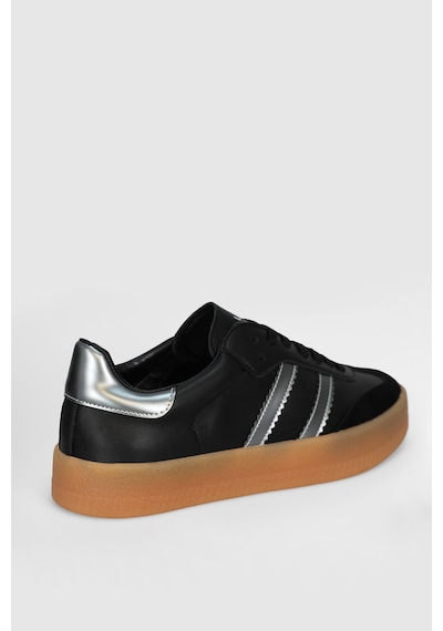 Lufian Davıd Erkek Deri Sneaker Ayakkabı Siyah Siyah 112230234100100 Siyah