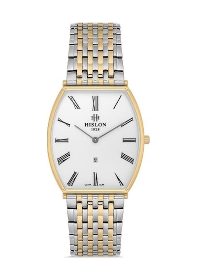 Cl179t-02sg Hislon Kol Saati 34 Mm / Gümüş-gold Gri