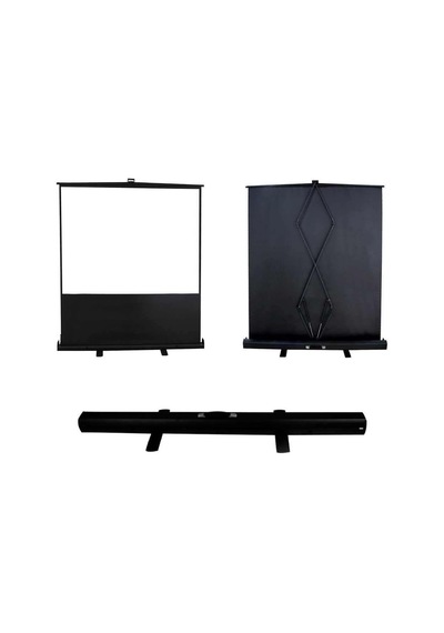 Codegen 145x82 Cm Taşınabilir Portatif Pull Up Floor Screen Projeksiyon Perdesi