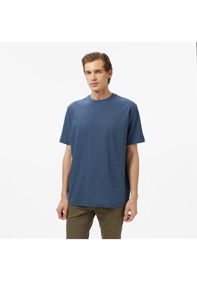 Nautica Erkek Mavi Regular Fit Çizgili T-shirtçizgiliv55326t
