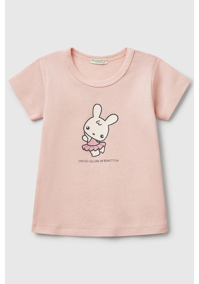 United Colors Of Benetton Kız Bebek T Shirt A.pembe 3ı9wa1062-1423 Pembe
