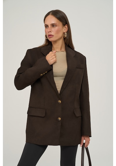 Mai Collection Arslev Acı Kahve Blazer Ceket