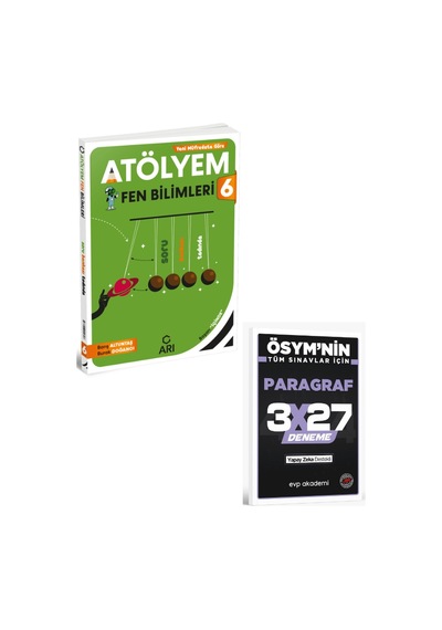 Arı 2027 6. Sınıf Fen Bilgiler Atölyem + Evp Akademi Paragraf