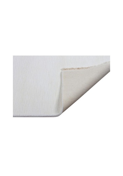 Hoom Rugs York 202 Beyaz Tek Renk Desensiz Modern Salon Halısı Beyaz