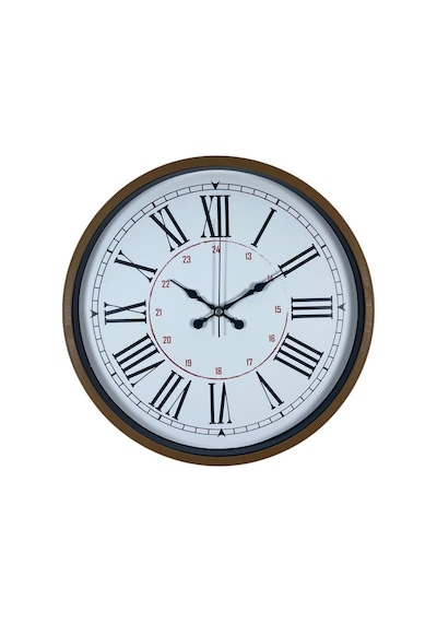Kahverengi 36 Cm Standart Duvar Saati Çok Renkli