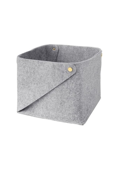 Düzenleyici Kutu ,Gri 28x28x23 cm MeridyenDukkan Dolapİçi ,Aksesuar,Çekmece Düzenleyici