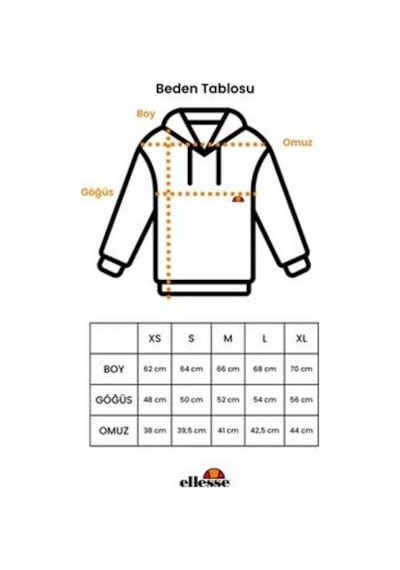 Ellesse Kadın Sweatshirt Kapüşonlu Siyah 001