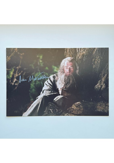 Ian Mckellen 20x30 Cm Boyutunda El İmzalı Fotoğraf Ömür Boyu Coa