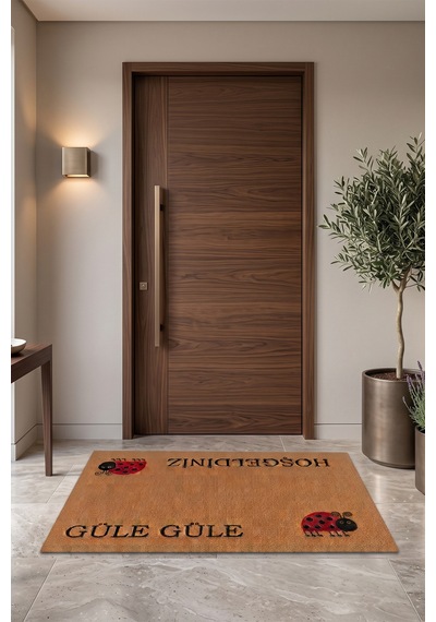 Villadia Home Textile Kapı Önü Paspası Kaymaz Taban Dekoratif Paspas Ev Giriş Antre İç Ve Dış Mekan Paspası 45x70 Cm 24ypycoco