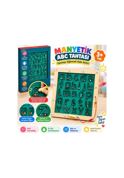 Tahta Manyetik Abc Tahtası Adet Fiyatıdır Diğer