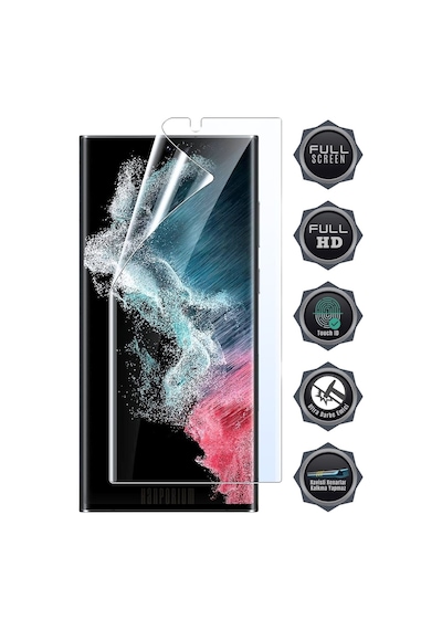 Huawei Mate Xt 2 Ultimate Uyumlu Dış Ekran Koruyucu Esnek Nano Hydrogel Film Tam Darbe Koruma
