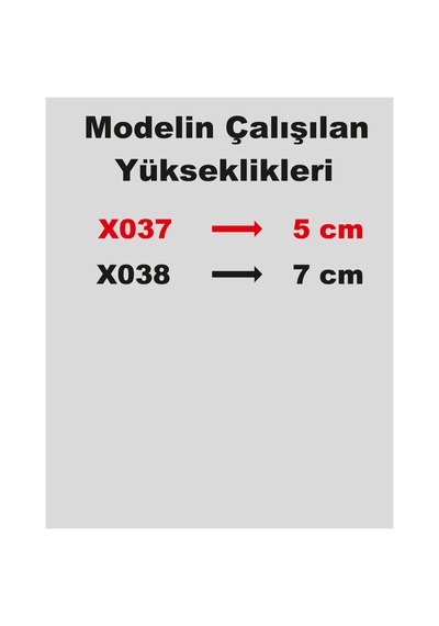 Stencil Harf Boyama Şablonu X037 Harf Yüksekliği 5 Cm