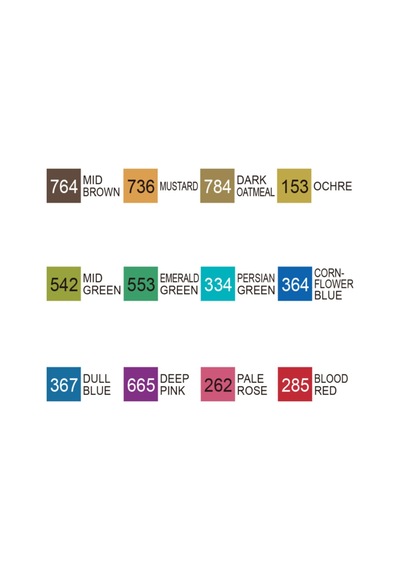 Kurecolor Twin Donuk Renkler 12'li Marker Set S Kc-3000/128 4