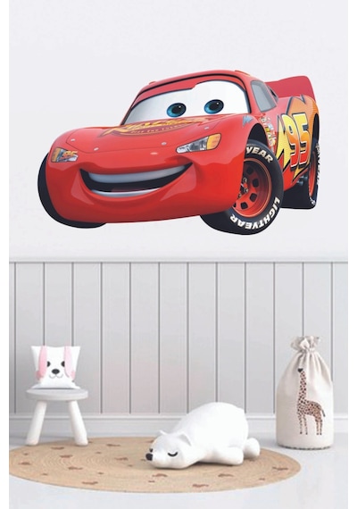 Şimşek Mcqueen Duvar Sticker 60x35 Cm