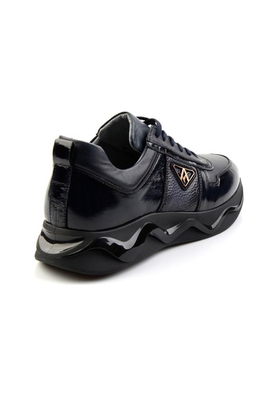 Bambi Lacivert Leather Erkek Sneaker E01347072114 Lacivert