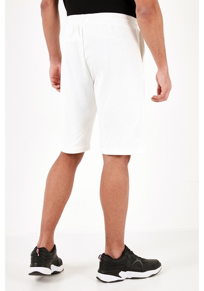 Buratti Pamuklu Belden Bağlamalı Cepli Regular Fit Erkek Short 5908042 Ekru