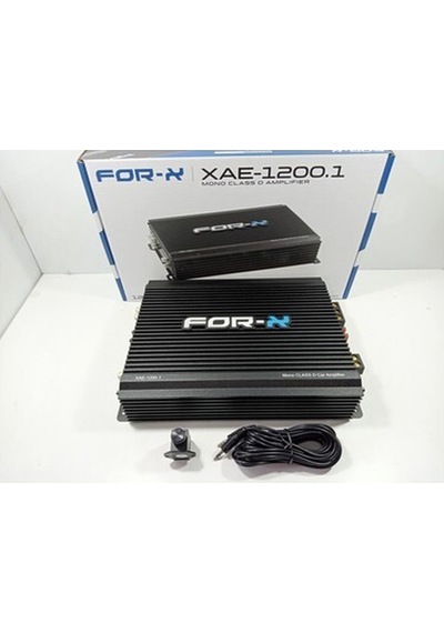 For-x Mono Amfi 1200rms For-x Xae-1200.1d Bass Anfisi Bass Kontrollü Mono Anfi