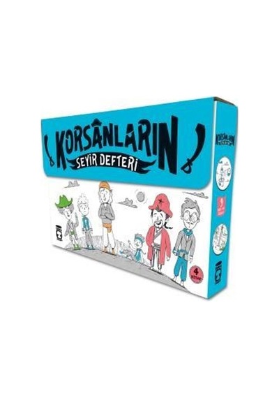 Korsanlar Seyir Defteri Set-4 Kitap Takım - Şeniz Baş - Timaş Çocuk