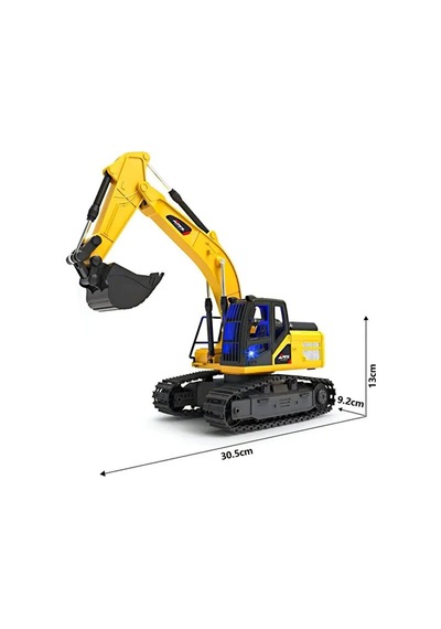 Uzaktan Kumandalı Full Fonksiyonlu Rc Kepçe - 1/24 Ölçek Paletli Ekskavatör Çok Renkli